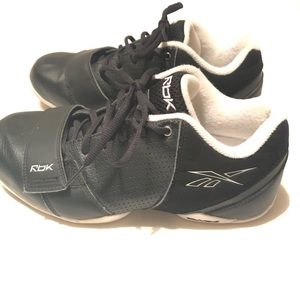 RBK DMX Mens /  Boys Black Sneakers Size 7 1/2